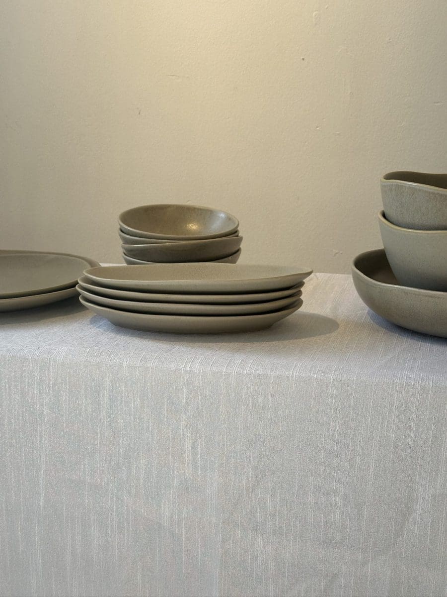 צלחת קוטר 28 - גוון אבן – תמונה 4