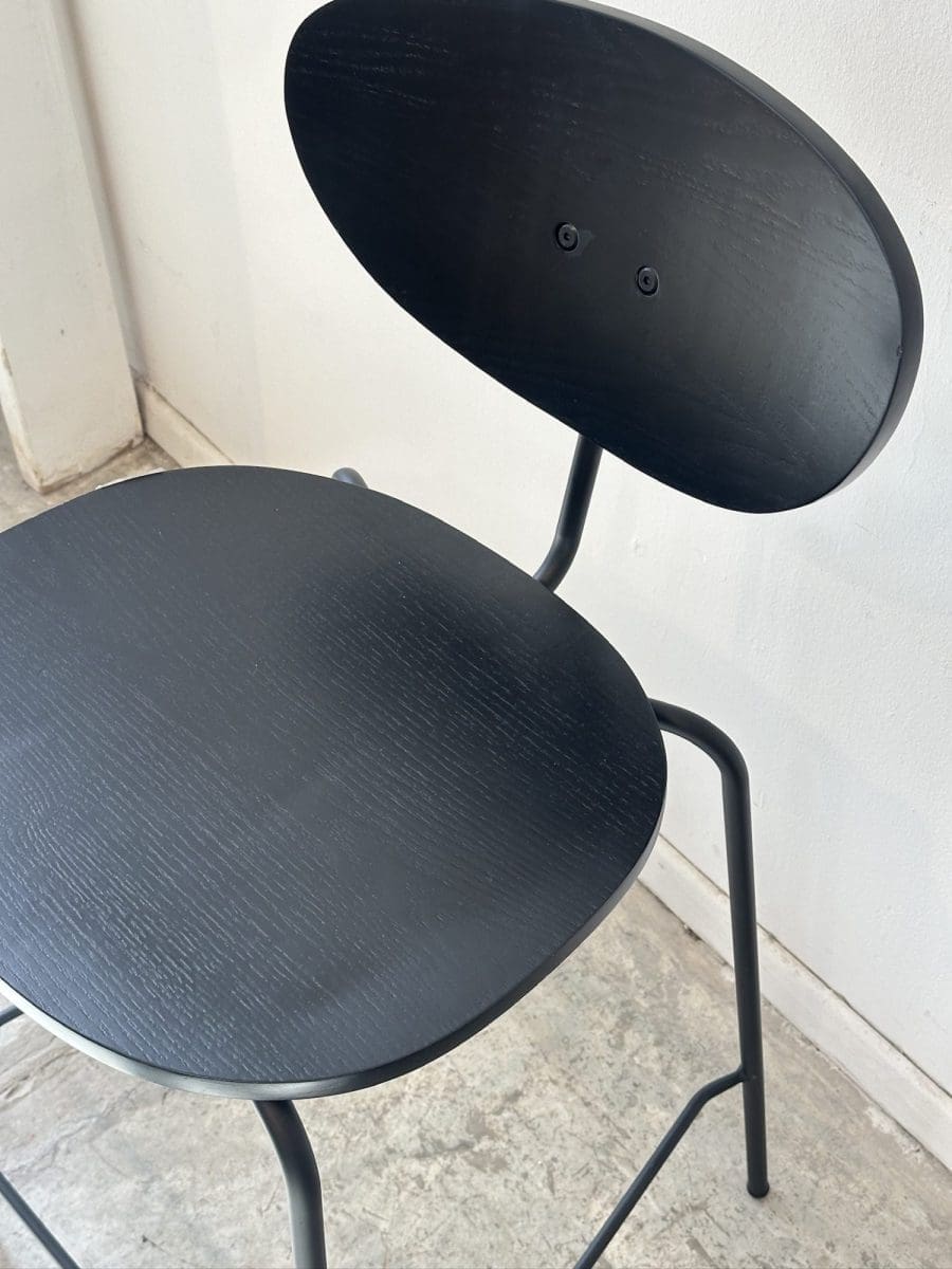 ⁦כסא בר LORI שחור⁩ – תמונה ⁦3⁩