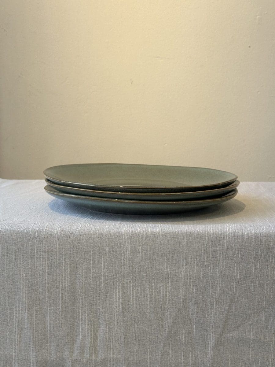 ⁦צלחת קוטר 28 - גוון ירוק⁩ – תמונה ⁦6⁩