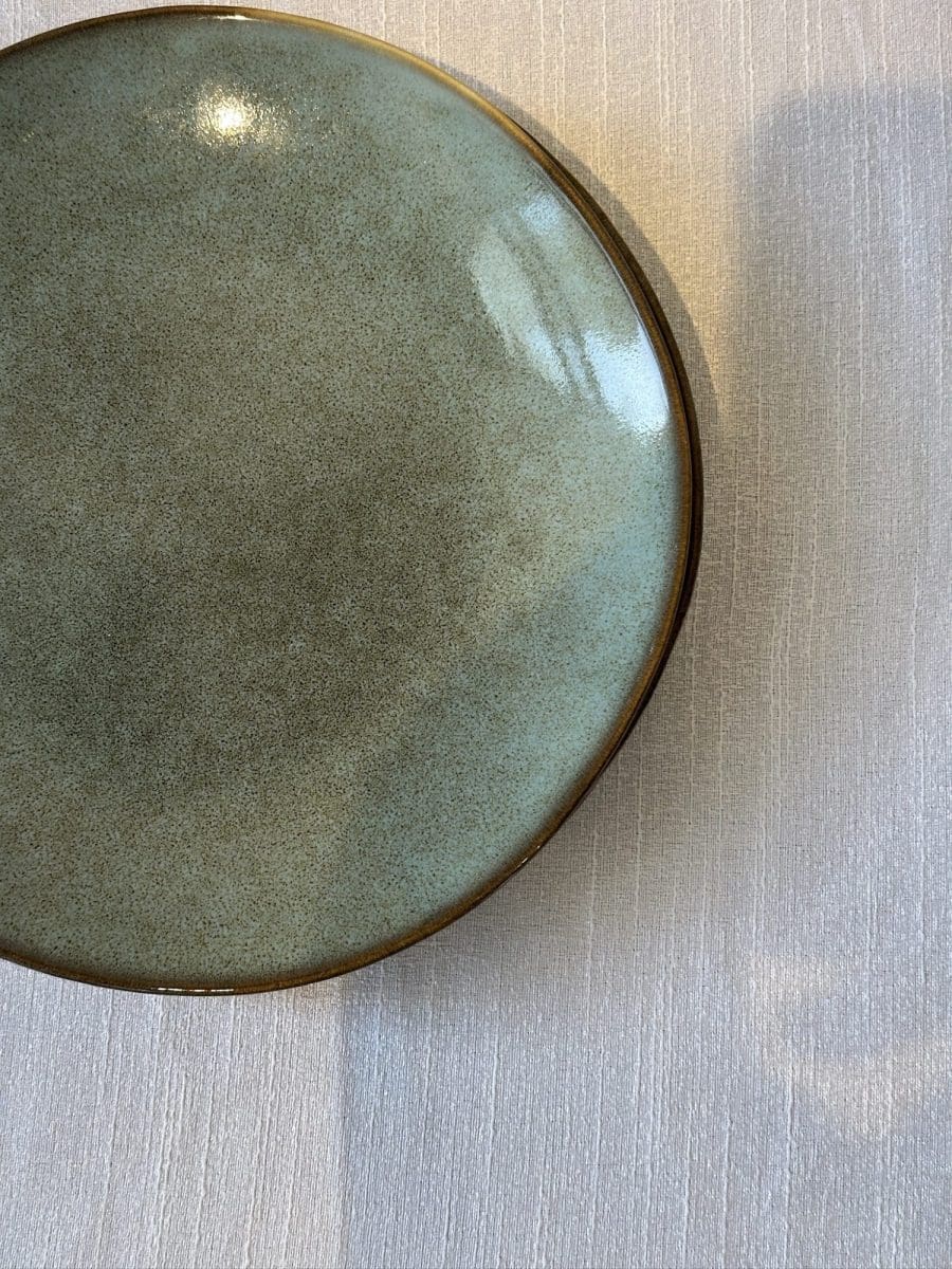 צלחת קוטר 28 - גוון ירוק