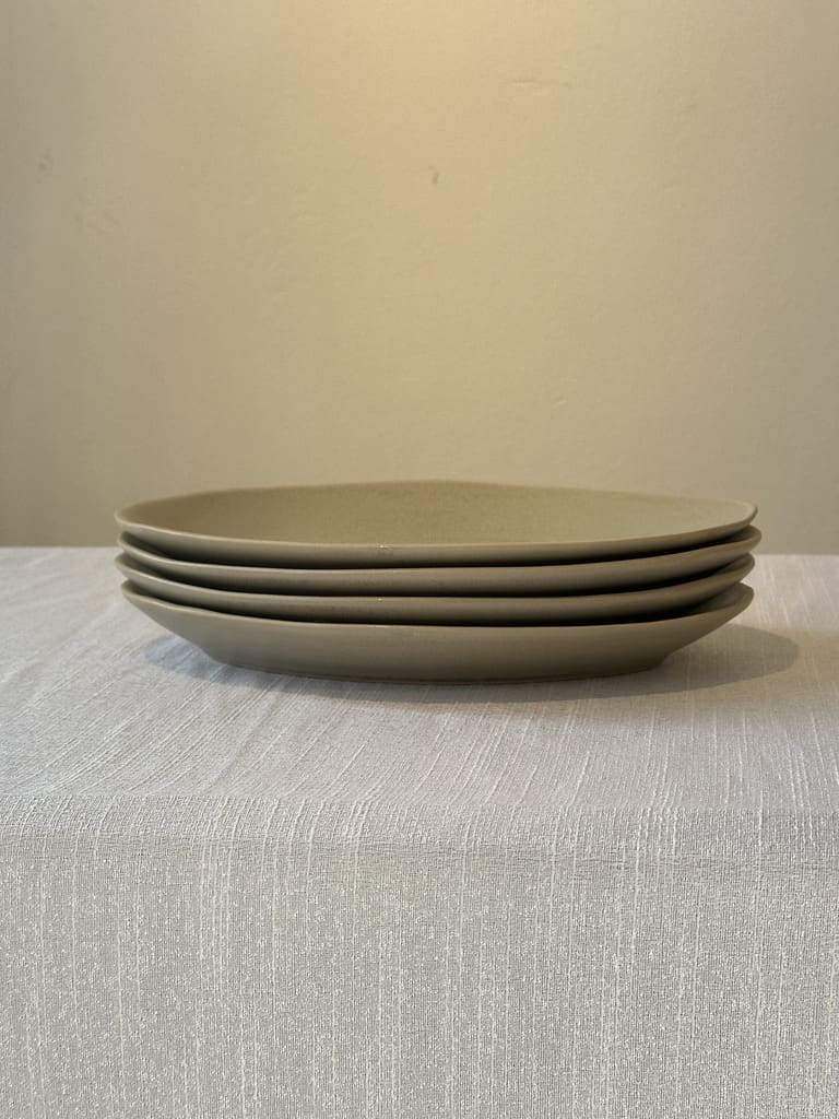 ⁦צלחת אובלית S – גוון אבן⁩ – תמונה ⁦3⁩