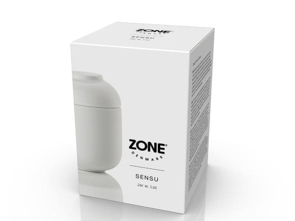 ⁦צנצנת עם מכסה לצמר גפן Sensu - לבן Zone Denmark⁩ – תמונה ⁦3⁩