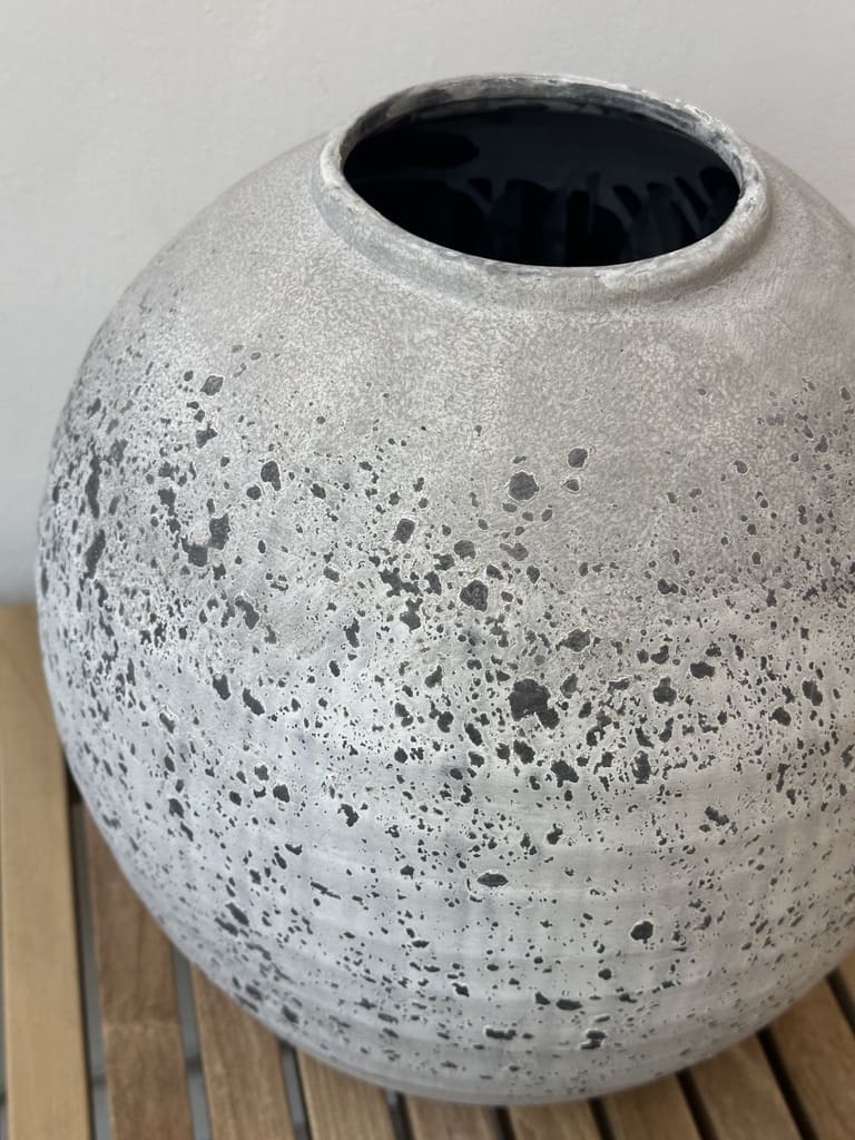 ⁦אגרטל טרקוטה כדור⁩ – תמונה ⁦2⁩