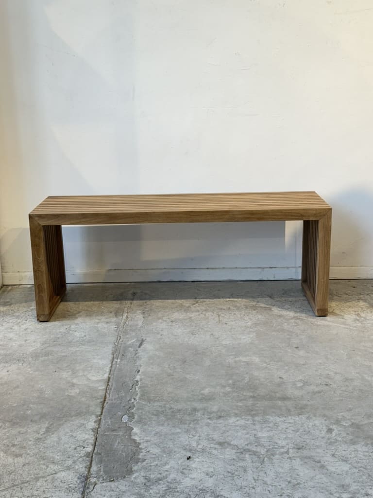 ספסל טיק פסים 150