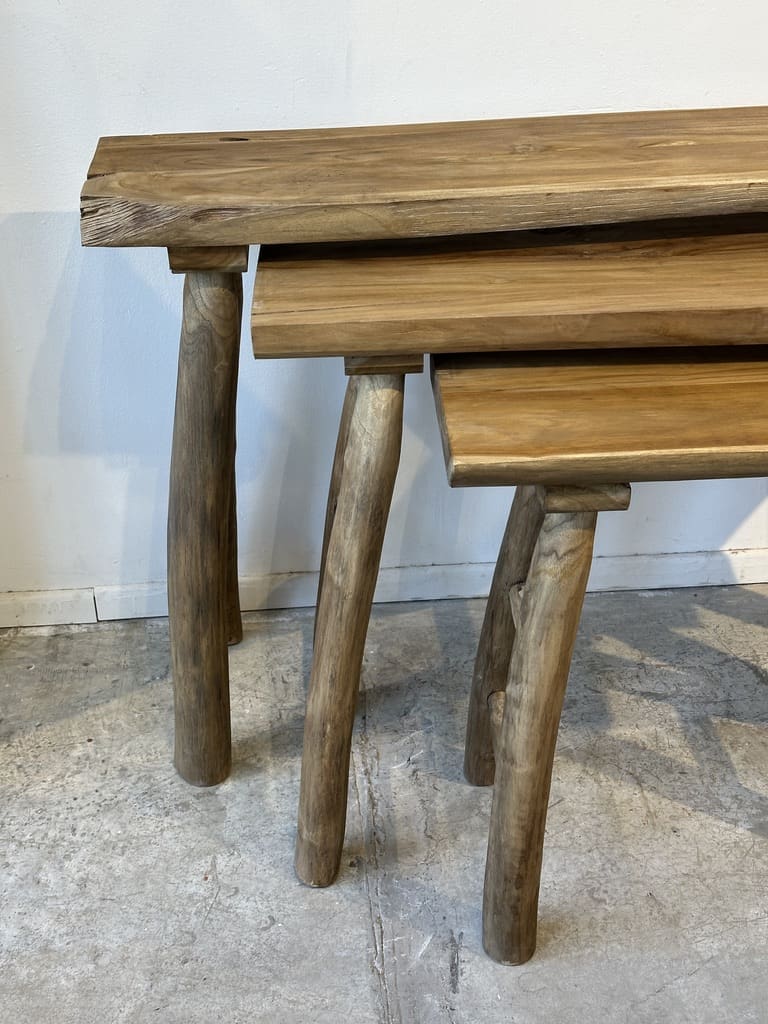 ⁦קונסולה עץ 80 ס"מ⁩ – תמונה ⁦2⁩