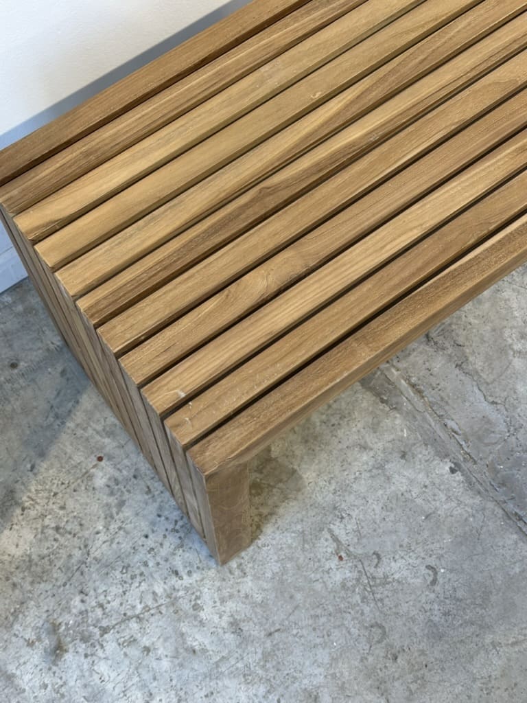 ספסל טיק פסים 150 – תמונה 2