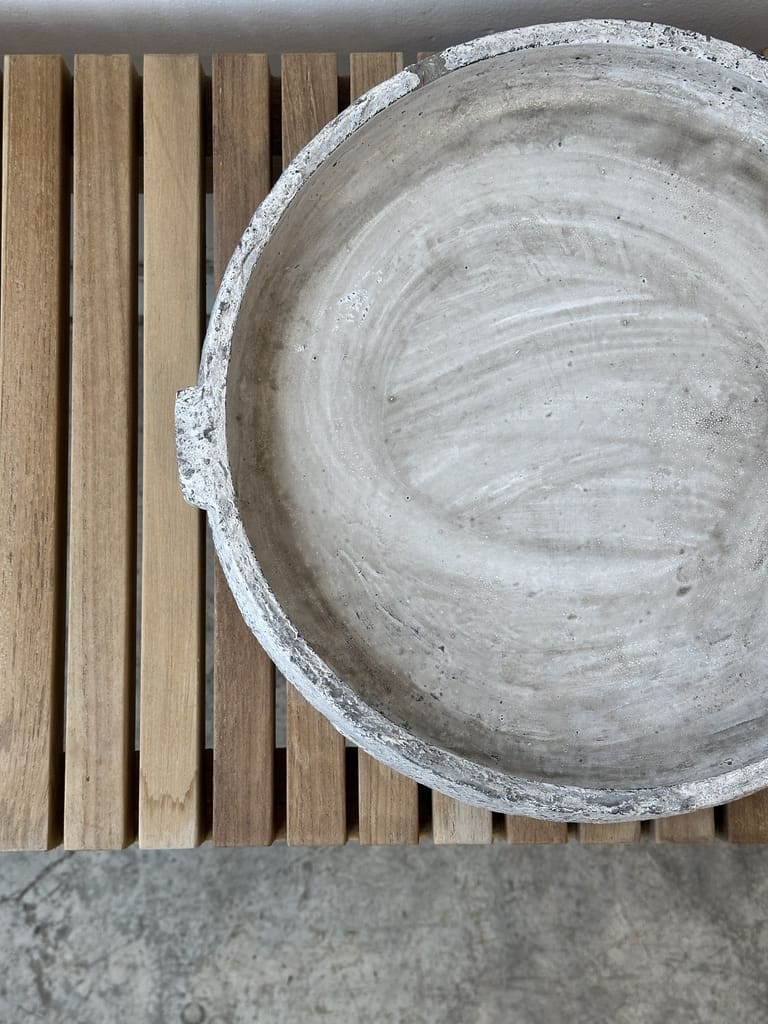 ⁦מגש עגול טרקוטה - L⁩ – תמונה ⁦4⁩