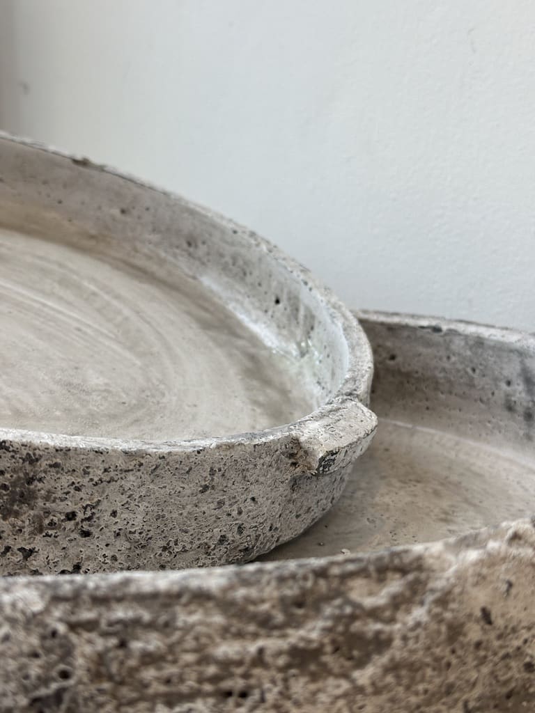 ⁦מגש עגול טרקוטה - M⁩ – תמונה ⁦2⁩