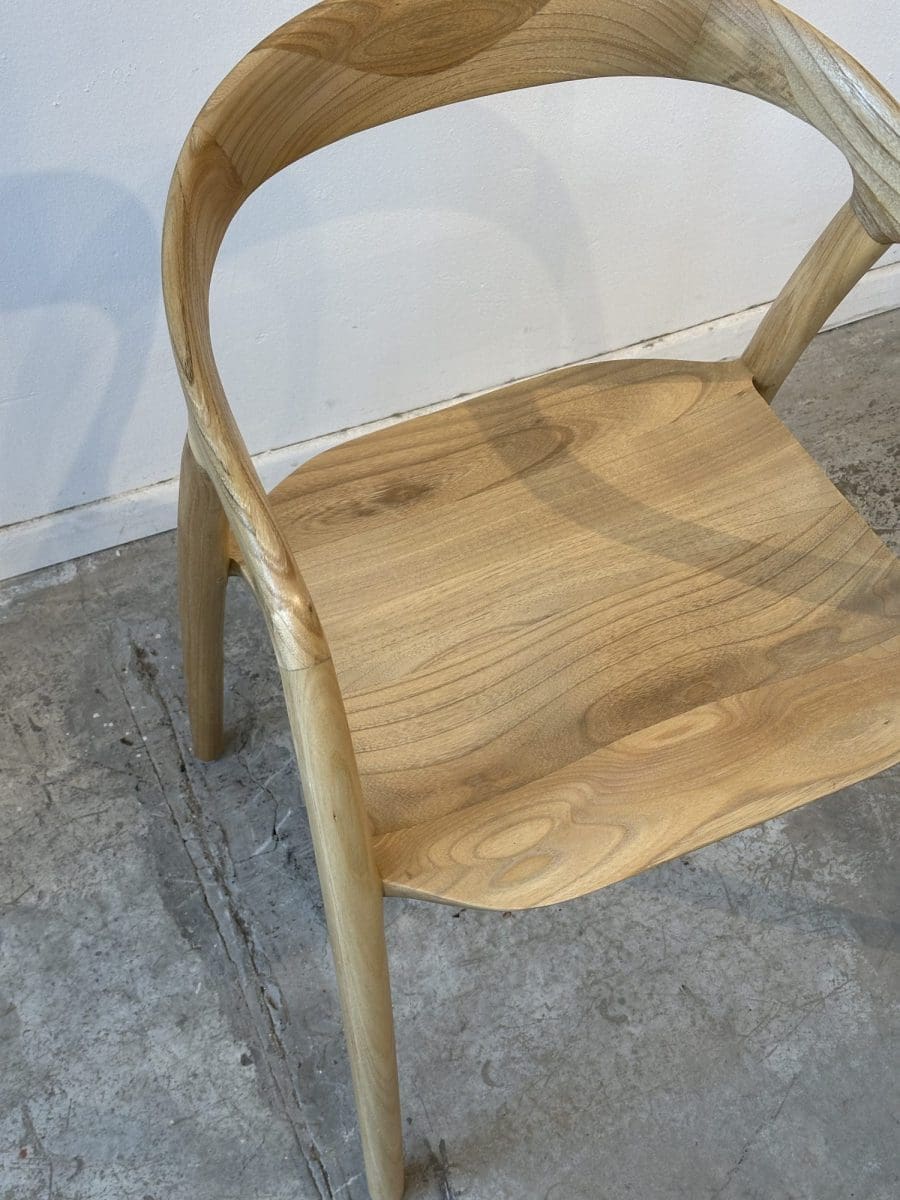 ⁦כסא אוכל DONA עץ טבעי⁩ – תמונה ⁦2⁩