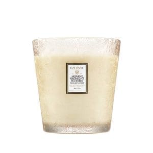 נר גדול 3 פתיליות‏ 1070 גרם - Jasmine Midnight Blooms VOLUSPA