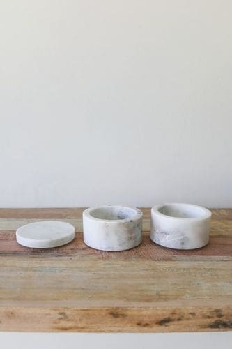 צנצנת 2 חלקים Nadia לבן – תמונה 3