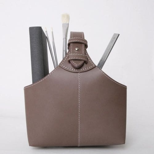 מעמד למגזינים MIDI מעור ממוחזר - אפור אלפנט Orskov Copenhagen – תמונה 2