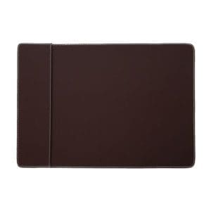 פד עור ממוחזר שולחני עם כיס - חום Orskov Copenhagen