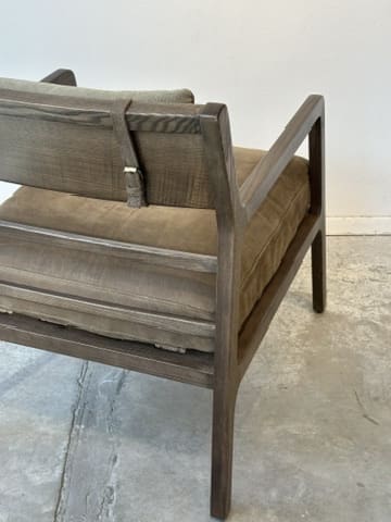 ⁦כורסא Dylan עור אגוז⁩ – תמונה ⁦2⁩