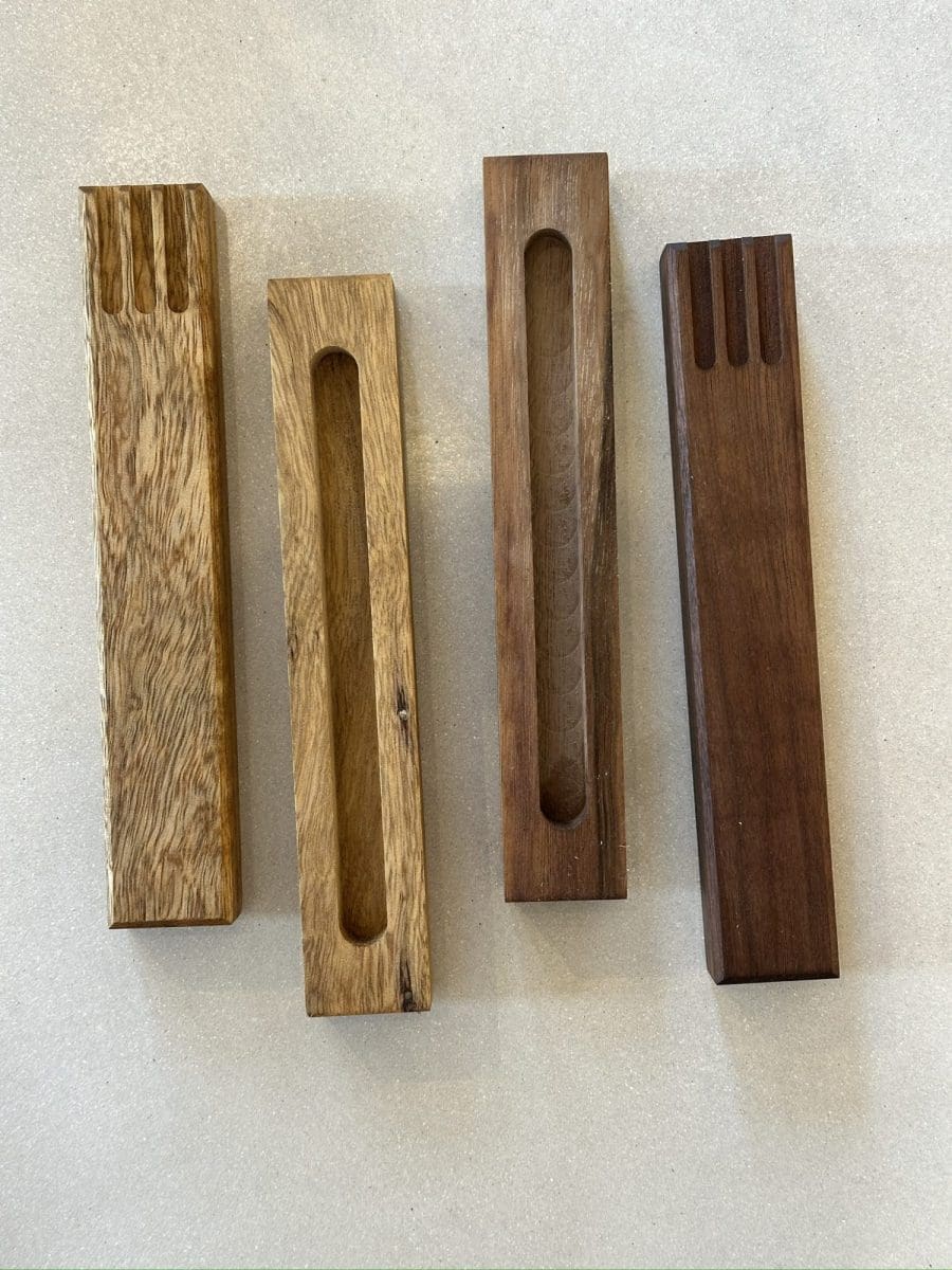 ⁦מזוזה עץ מלא L⁩ – תמונה ⁦2⁩