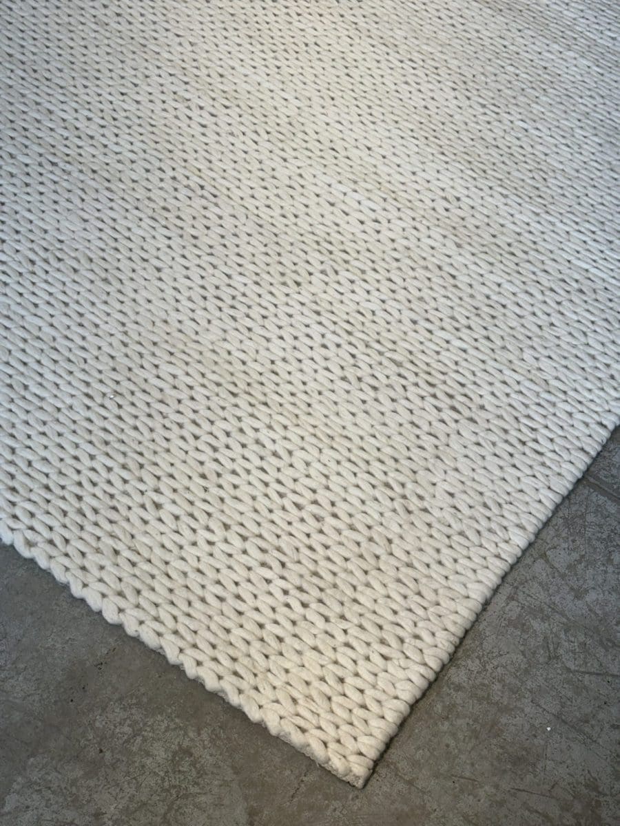 שטיח צמר Wool שמנת – תמונה 5
