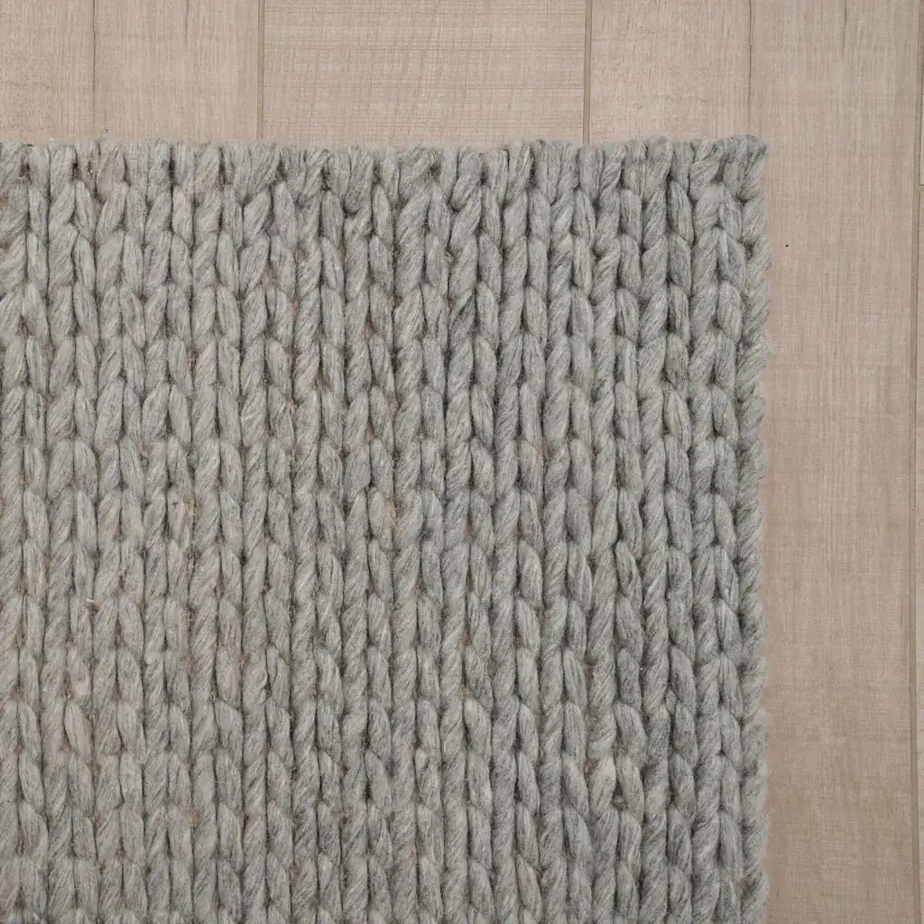 שטיח צמר Wool אפור