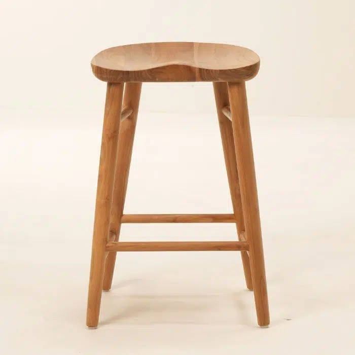 כסא בר טיק Soli בלי גב – תמונה 2