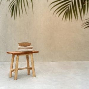 ספסל עץ טיק Noki S