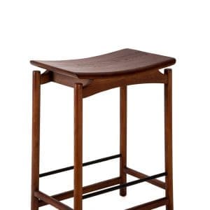 כסא בר Japandi אגוז