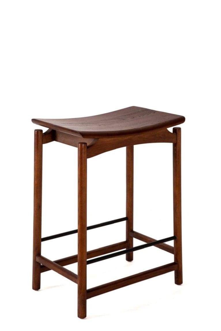 כסא בר Japandi אגוז