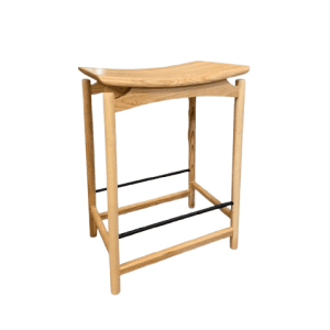 כסא בר Japandi אלון