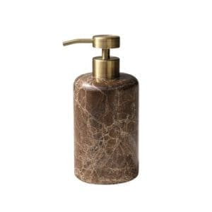 דיספנסר לסבון נוזלי שיש Daniele - חום אמפרדור Studio Marmo