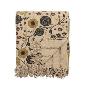 כירבולית כותנה ממוחזרת 160x130 ס"מ Eydis - פרחוני Bloomingville