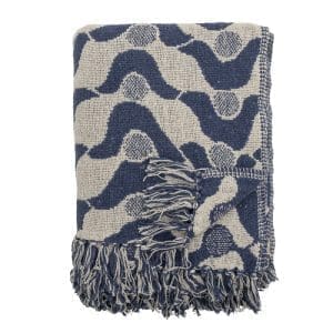 כירבולית כותנה 160x130 ס"מ Santena - כחול Bloomingville