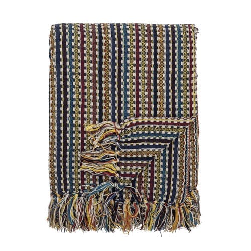 כירבולית כותנה ממוחזרת 160x130 ס"מ Lazzario צבעוני Bloomingville