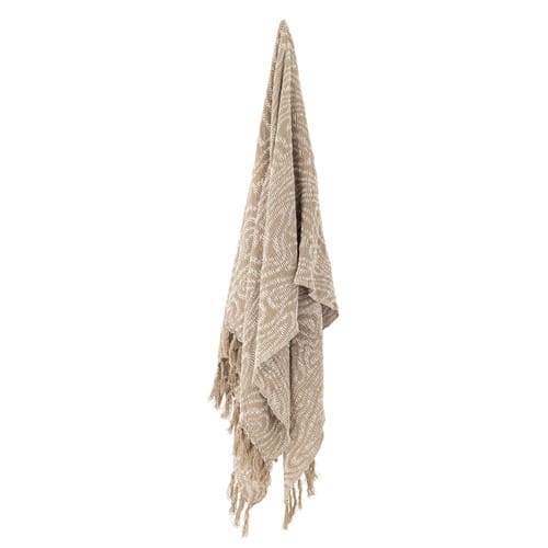כירבולית כותנה ממוחזרת 160x130 ס"מ Okapi חום Bloomingville – תמונה 5