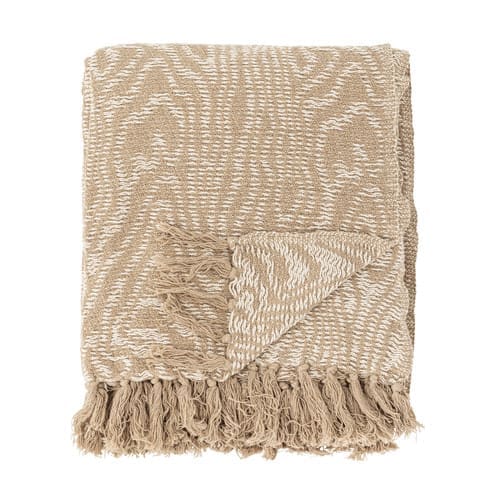 כירבולית כותנה ממוחזרת 160x130 ס"מ Okapi חום Bloomingville