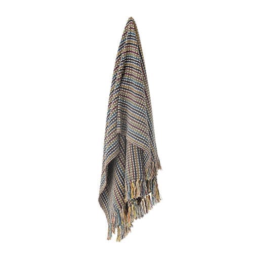 כירבולית כותנה ממוחזרת 160x130 ס"מ Lazzario צבעוני Bloomingville – תמונה 4